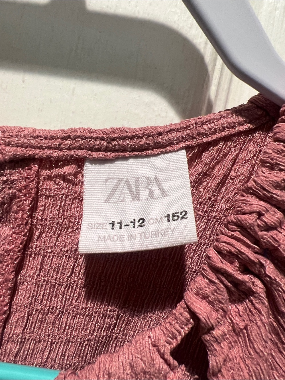 Zara Dusty Rose Textured Jumpsuit - Picture 2 of 8
